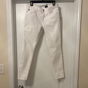 AG Adriano Goldschmied White Skinny Jeans